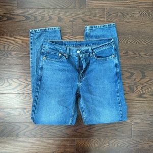 Levi 514 Straight Fit Light Blue Jeans W30xL32 Used Good Condition